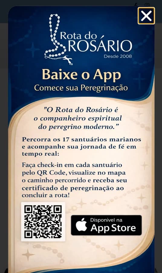 Aplicativo Rota do Rosario